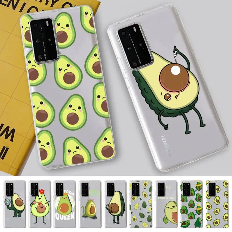 

Cute Cartoon Fruit Avocado Phone Case for Samsung S20 ULTRA S30 for Redmi 8 for Xiaomi Note10 for Huawei Y6 Y5 cover