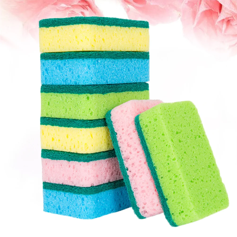 

Sponge Scrub Kitchen Cleaning Bathroomhousehold Home Product Washing Brush Pan Scouring Pad Dish