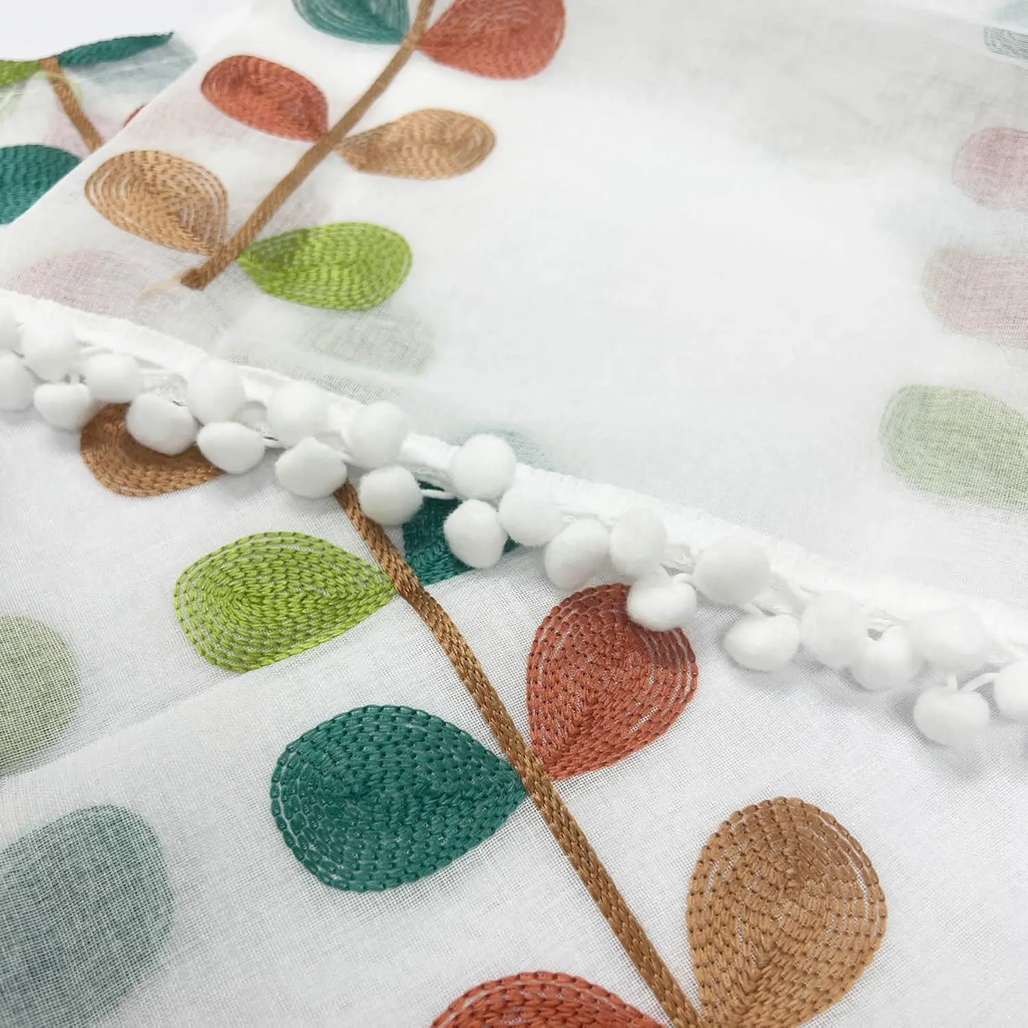 Полупрозрачная занавеска-балдахин для окон кухни кафе занавеска с вышивкой в