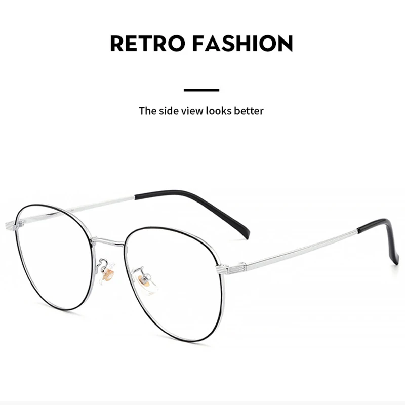 Новинка ультратонкие очки Xbora в круглой оправе из титанового сплава мужские