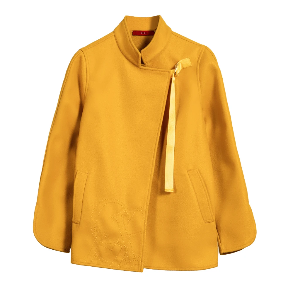 

Женское шерстяное короткое пальто, однотонные свободные короткие куртки в стиле ретро с карманами, зимние уличные шерстяные пальто для женщин, 2023