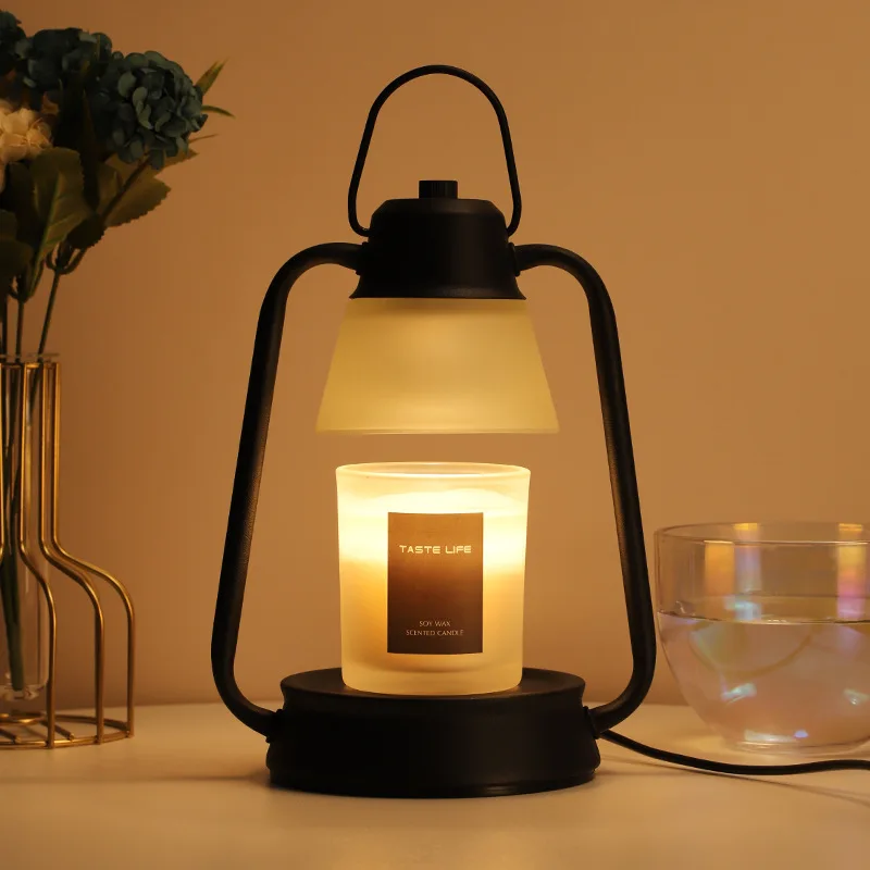

Melting Lamp Candle Emanate Lamps Aroma Decor Table For Burner Lantern Aromatherapy Retro Bedroom Desk Warmer Glass Wax Light