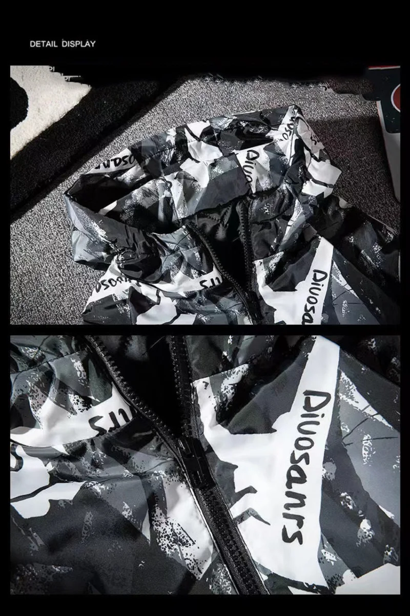 2021 New Men's Cotton-padded Jacket Autumn Winter Thick And Warm Male Jacket Korean Style Trendy Cotton Clothing Large Size Coat