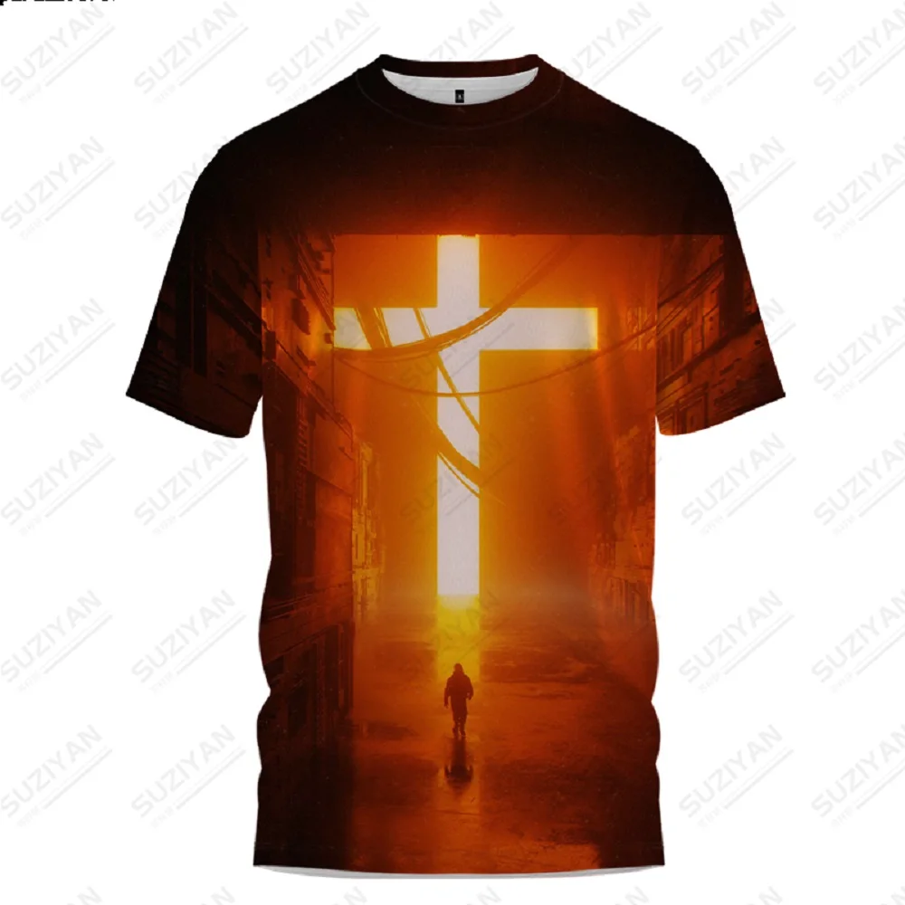 

Рубашка с коротким рукавом и круглым вырезом, модный однотонный простой пуловер с 3D-принтом, большие размеры, лето