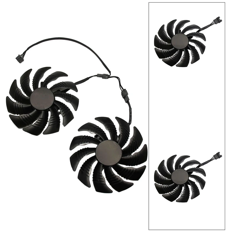 

88Mm GPU Cooler Graphics Card Fan For REDEON AORUS RX580/570 GIGABYTE GV-RX570 AORUS GV-RX580AORUS