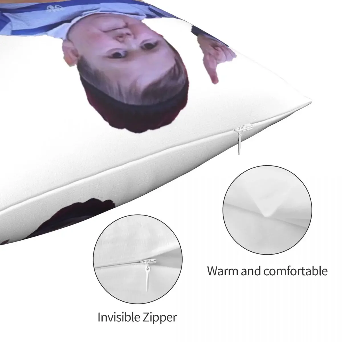 Navolochka GOAT Hasbulla Magomedov Мягкая искусственная декоративная маленькая подушка Khabib