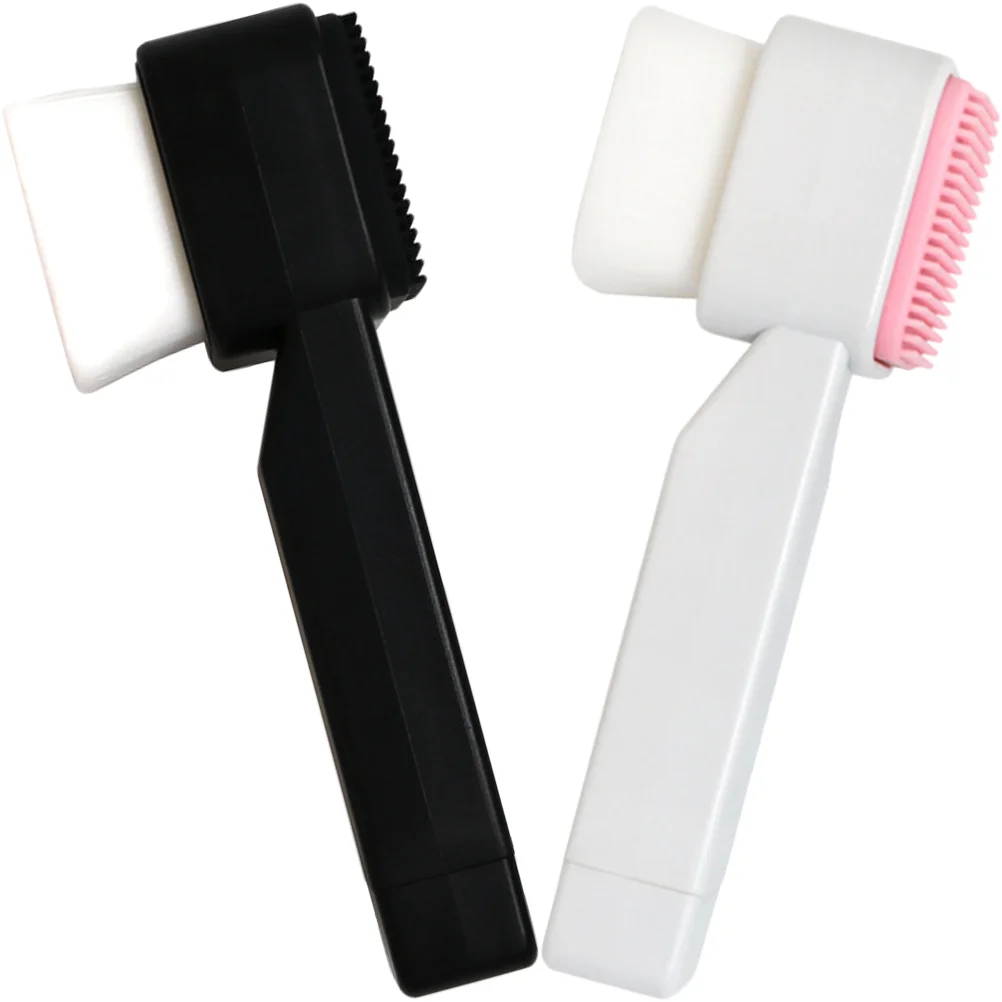 2 Pcs Household Cleaning Brushes Lip Scrubber Exfoliator Tool Face Washing Brush Face Scrub Brush Face Washer Brush