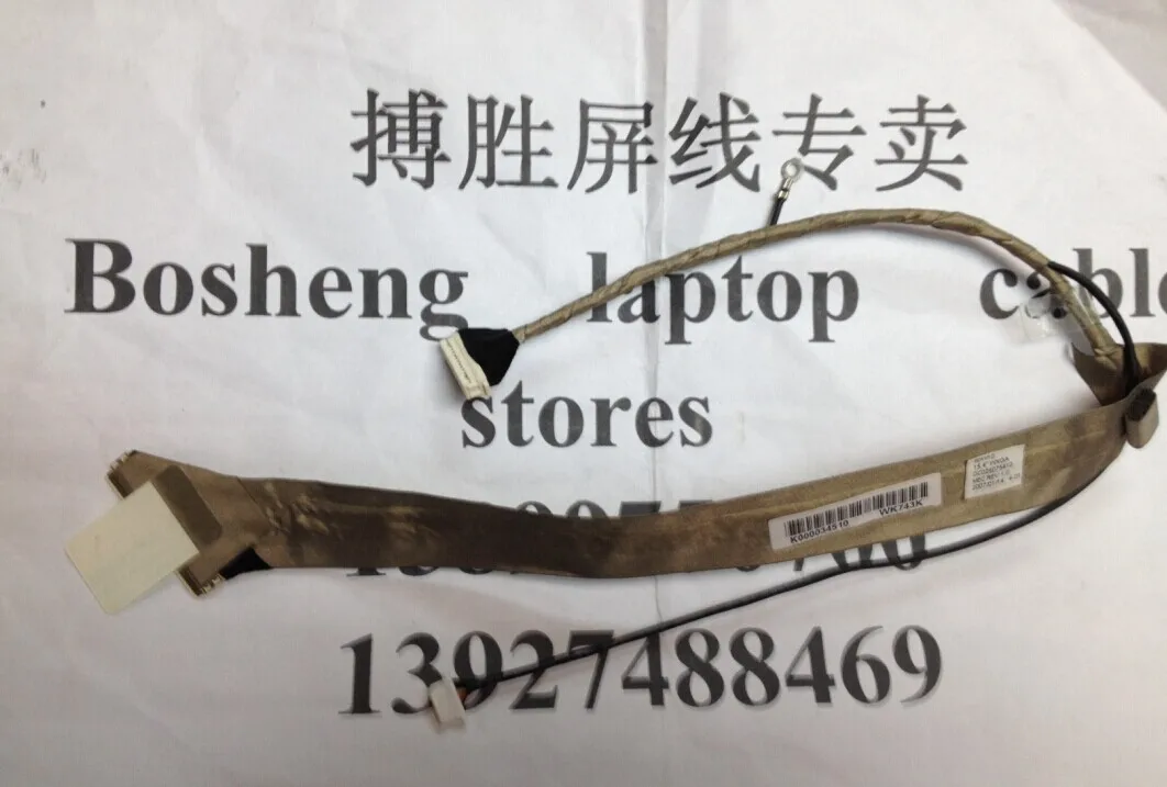 

Кабель для видеоэкрана для ноутбука Toshiba M30X M40X M35X M30X-122 EDW10, ЖК-дисплей, ленточный кабель для камеры DC025075410 K000034510