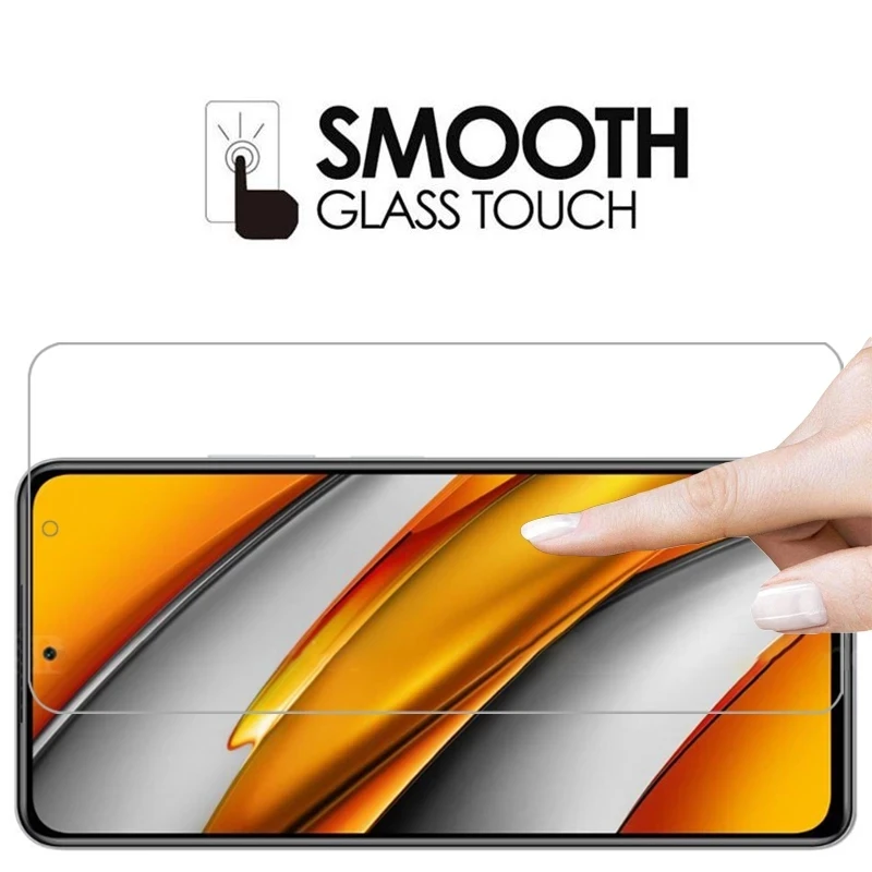 Tempered Glass for Xiaomi Mi Poco F3 F4 X4 GT M3 M4 X3 Pro Screen Protector for Redmi Note 11 9 10 Pro 11S 9S 9A 9T 8T Lens Film