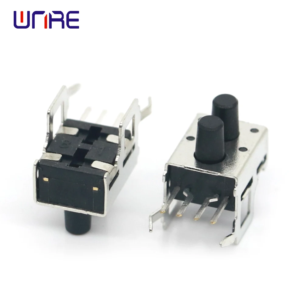 

Tactile Switch 6*6*8.4mm With Double Support Holder 4 Pin DIP Horizontal Micro Switch 6X6 Series Tact Push Button Switch