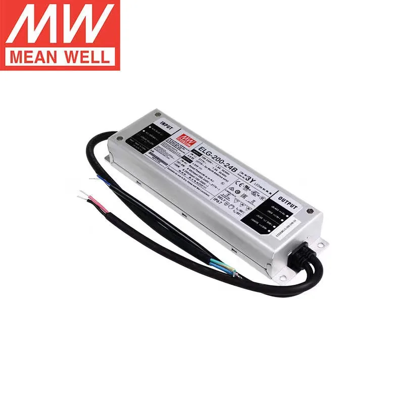 TaiWan MEANWELL ELG-200-24B-3Y 24V8.4A 3 в 1 затемнение постоянное напряжение драйвер