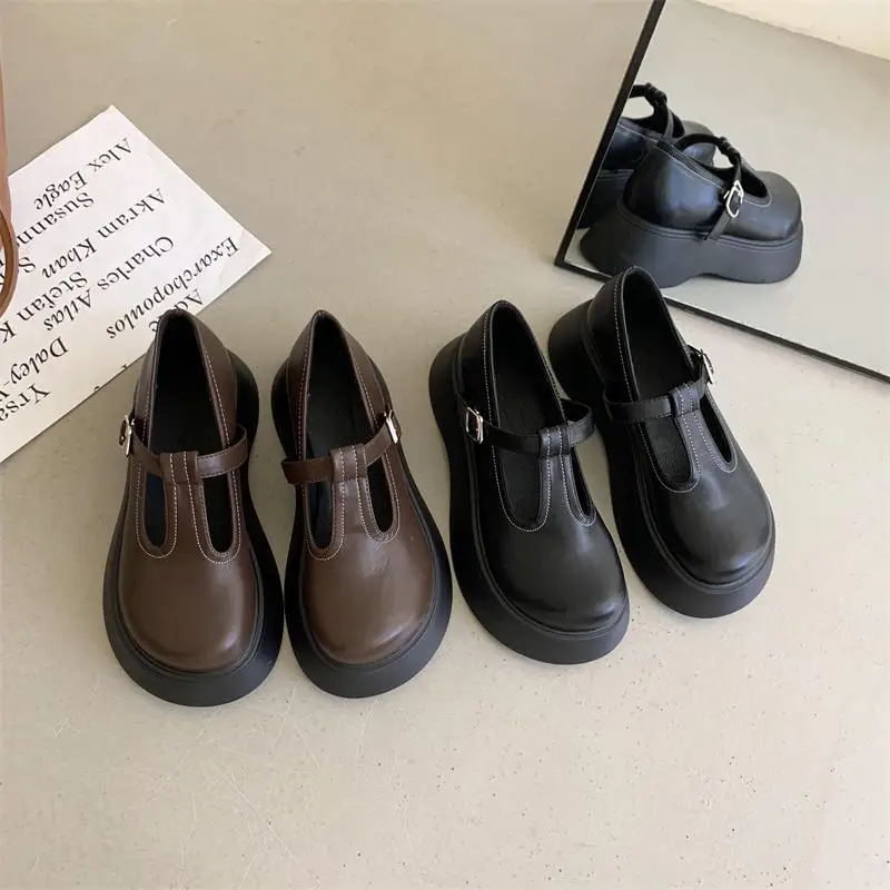 

Shoes Women's Sneakers With Platform Woman-shoes Thick Sole 2022 Roses Low Autumn Round Toe Rubber PU Rome Basic Retro Hoof