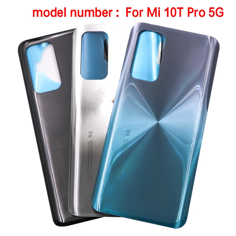 Новинка для Xiaomi Mi 10T Pro 5G задняя крышка аккумулятора 3D стеклянная панель Задняя