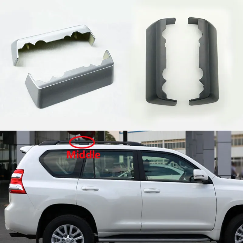 

Car Middle Roof Rack Cover Roof Rail End Shell for Toyota Land Cruiser Prado 150 Fj150 2010 2011 2012 2013 2014 2015 2016 2017