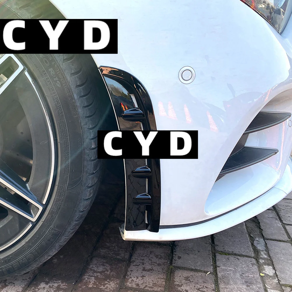 

Автомобильные аксессуары для Mercedes Benz CLS Class C257 CLS260 300 350 450 2018-2021, передний бампер, спойлер на колесо, крышка для воздуховыпускного отверстия