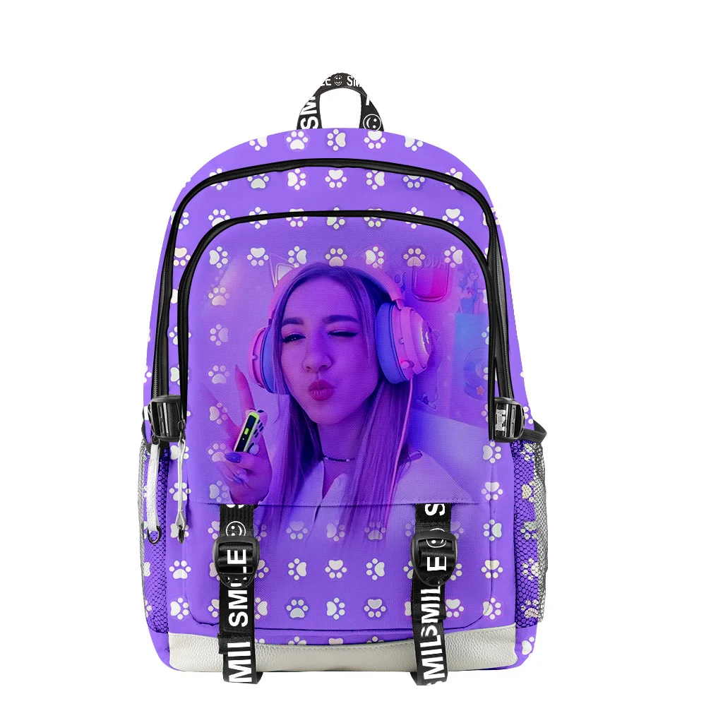 Классические популярные пушистые школьные ранцы Beki с 3D-принтом аниме унисекс