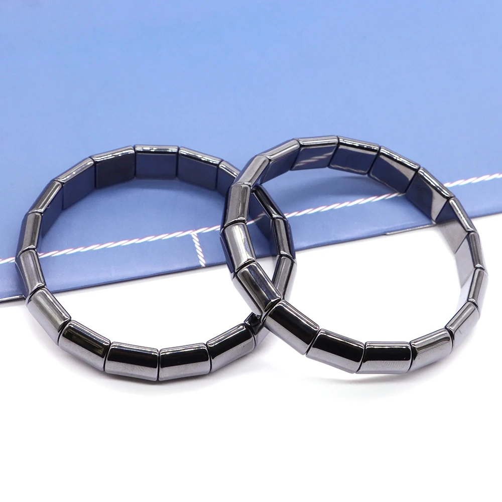 Браслет из энергетического камня для мужчин Черный желчный камень