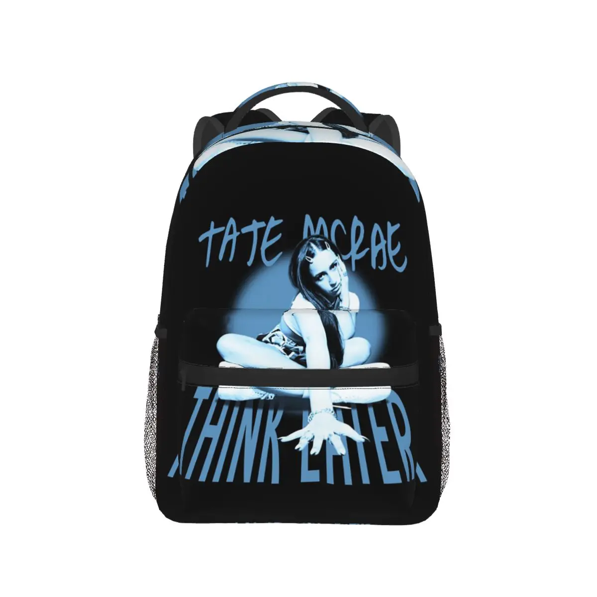 Фото Рюкзак с графическим принтом Tate McRae Miss Possessive World Tour, хит продаж, повседневный рюкзак для мальчиков и девочек, школьная сумка, сумка через плечо для мужчин и женщин №1
