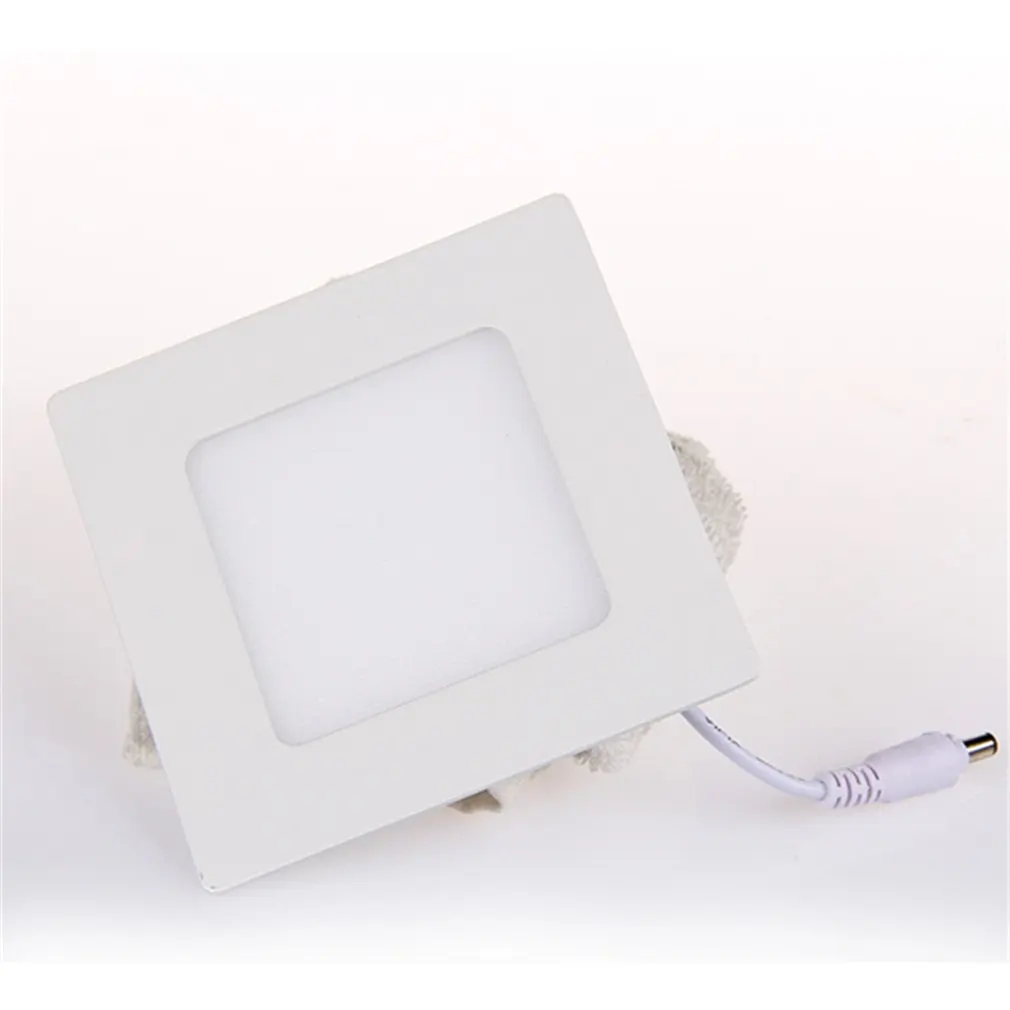 

12W Day White LED Recessed Downlight Square Flat Thin Ceiling Panel Light