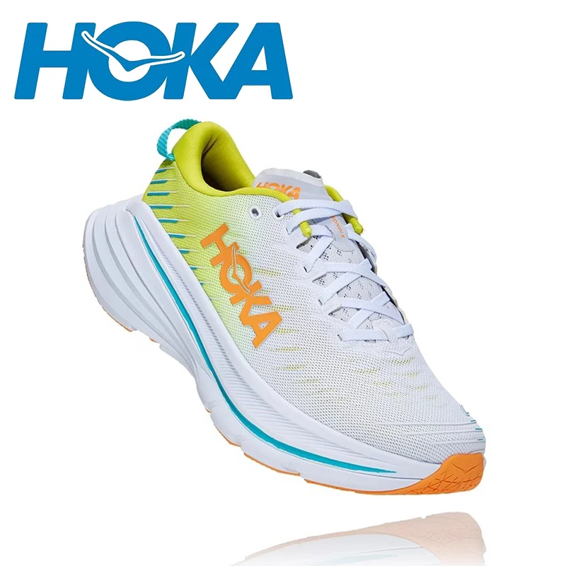 

HOKA Brand Bondi X Running Shoes Men and Women Lightweight Stretch Platform Tennis Shoes Outdoor Road Jogging Sneakers