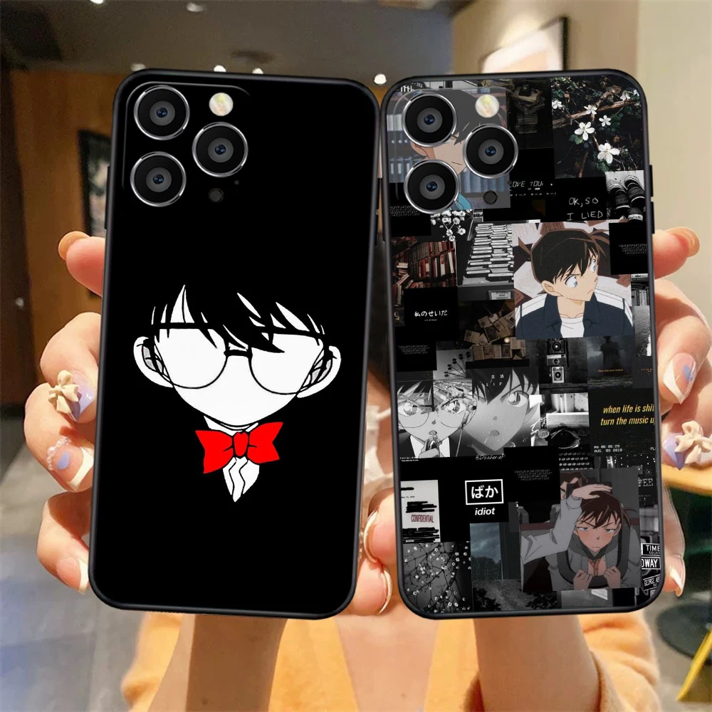 Противоударный чехол для телефона iPhone 15 16 Pro Max Plus SE матовый мягкий черный с