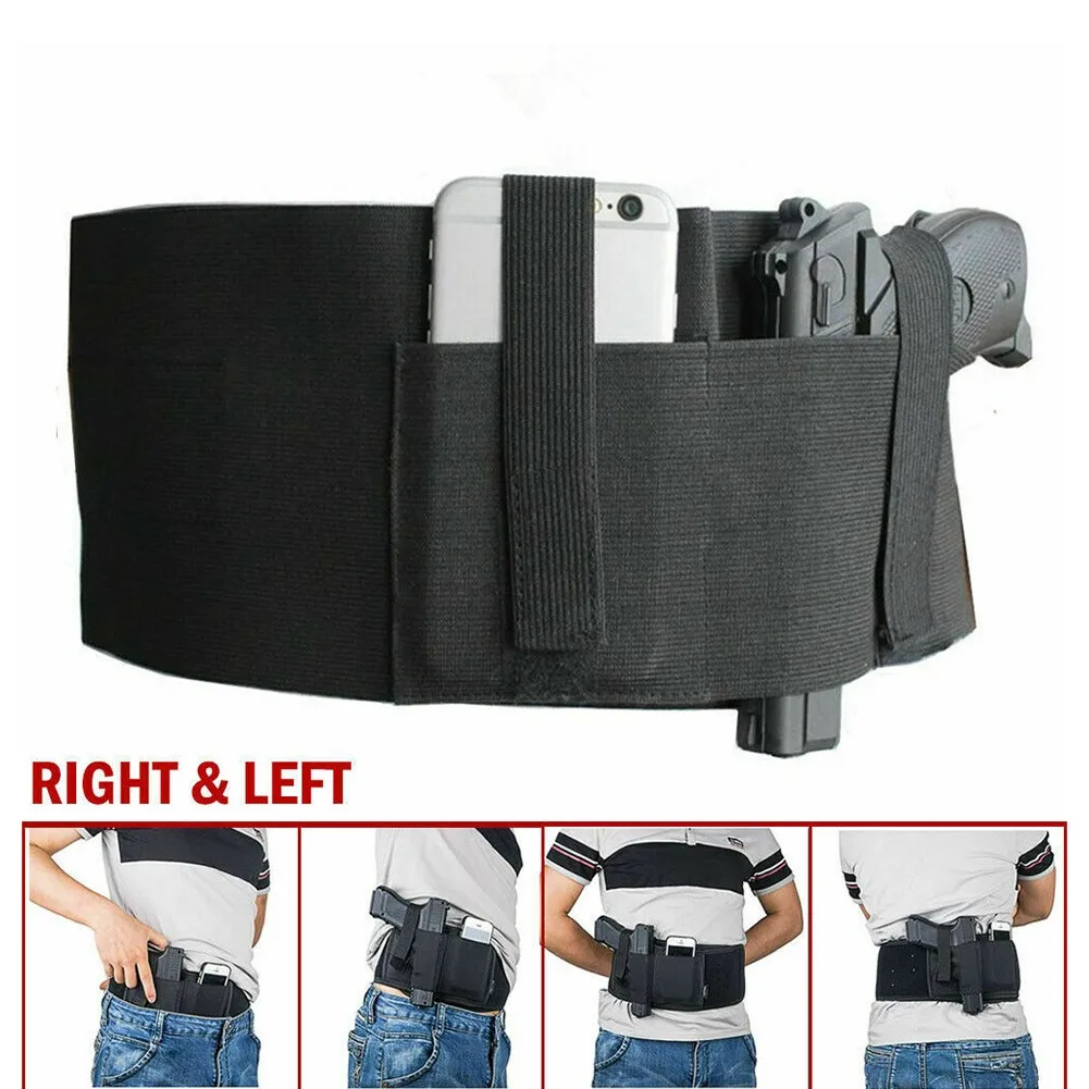 Waist Hidden Belt Left Band Coat Holster 40 Inches And Belt General Neoprene Right Version Practical Useful High Quality