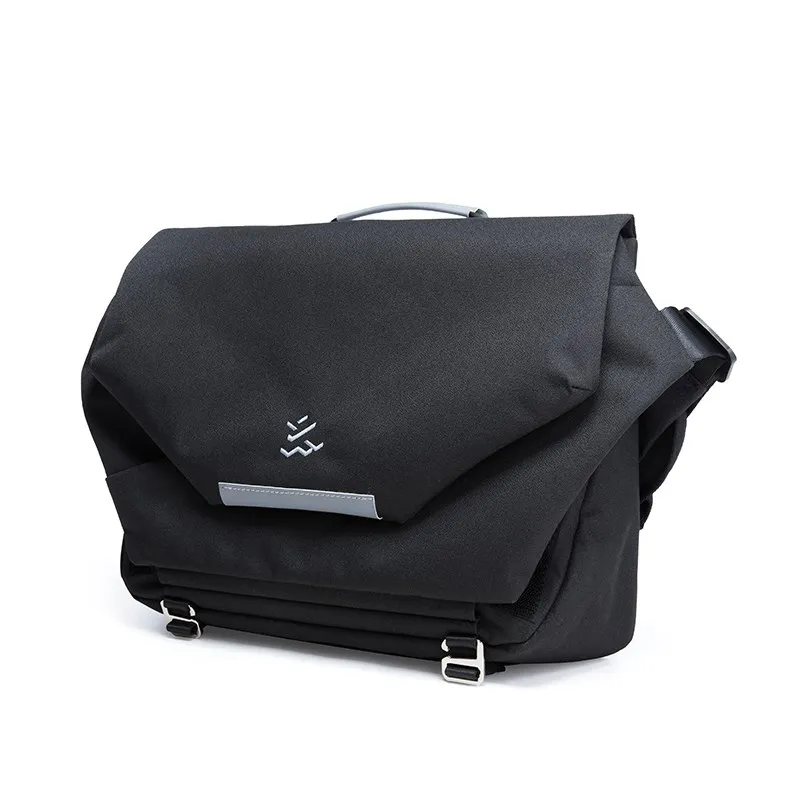 Oxford Premium Solid Men's Crossbody Bag Reflective Shoulder Sling Bag 14inch Large Capacity Multifunction Waterproof Antitheft 