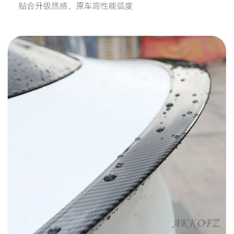 Для Tesla Model3/Model Y высококачественный АБС-материал углеродное волокно черный