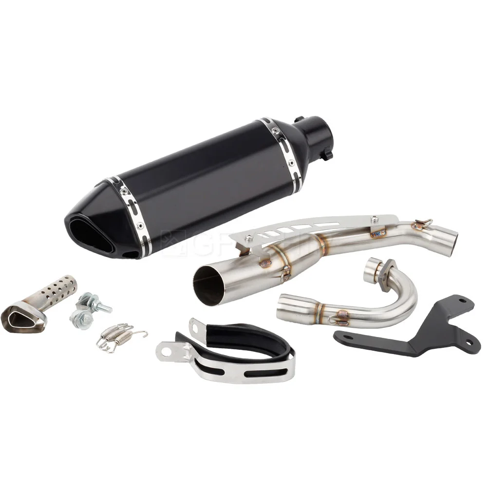 

For Honda Monkey 2019 2020 2021 2022 Monkey 125 Escape Decat Pipe Slip-on Motorcycle Exhaust Muffler With Header Link Pipe