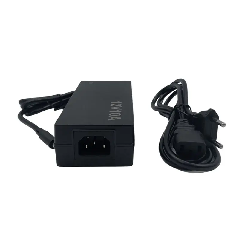 Фото Блок питания Nerdqaxe++ 12В 10А для майнеров Suprahex 702/Nerdqaxe++ 4.8T ASIC, адаптер питания 12В 10А, вилка UK, модель Y41A. №2