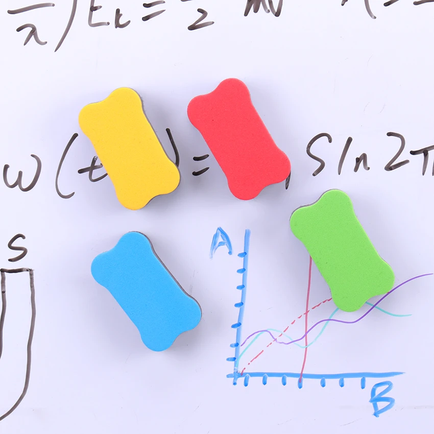 

1PC Magnetic Blackboard Eraser Whiteboard Eraser Cleaner Dry Wipe Marker Pen Duster Whiteboard Eraser