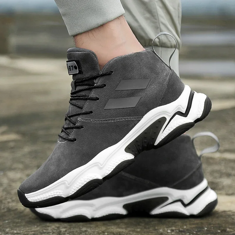

Подъемные кроссовки, мужская подъемная обувь, увеличивающая рост, стельки 8 см, серые, черные, Стандартные мужские, для отдыха, спорта, детской обуви 37-44