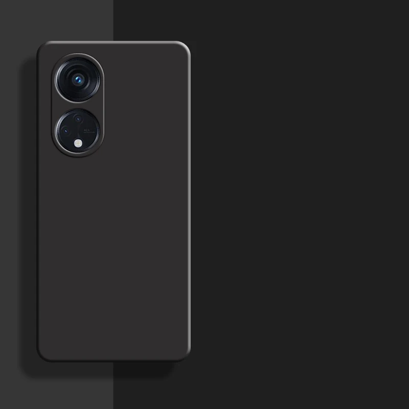 For OPPO Reno8 T 5G Case 6.7 Inch Original Liquid Silicone Rubber Shockproof Bumper OPPO Reno8 T 5G Cover For Reno8 T 5G Fundas