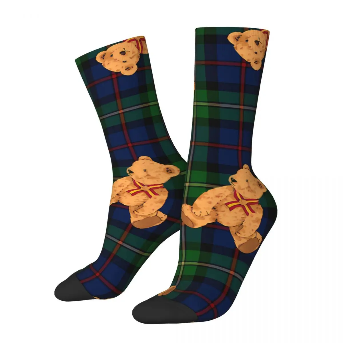 

Забавные сумасшедшие носки для мужчин, винтажные носки в стиле хип-хоп с рисунком медведя Тедди, с веселым рисунком, Повседневные Носки для мальчиков с принтом, подарок