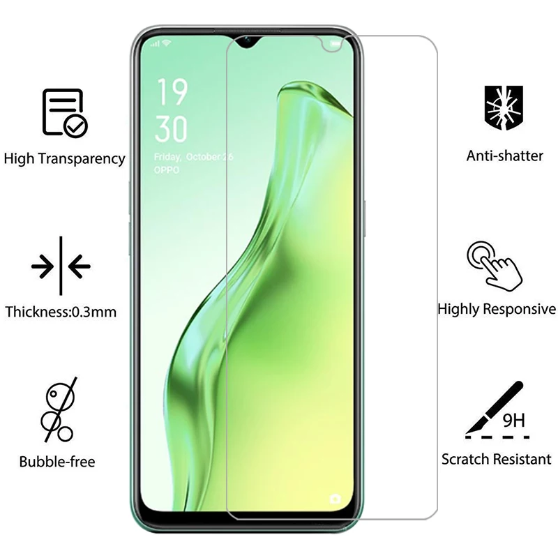 Защита экрана для oppo a31 a35 защитное закаленное стекло на oppoa31 oppoa35 a 31 35 31a 35a пленка