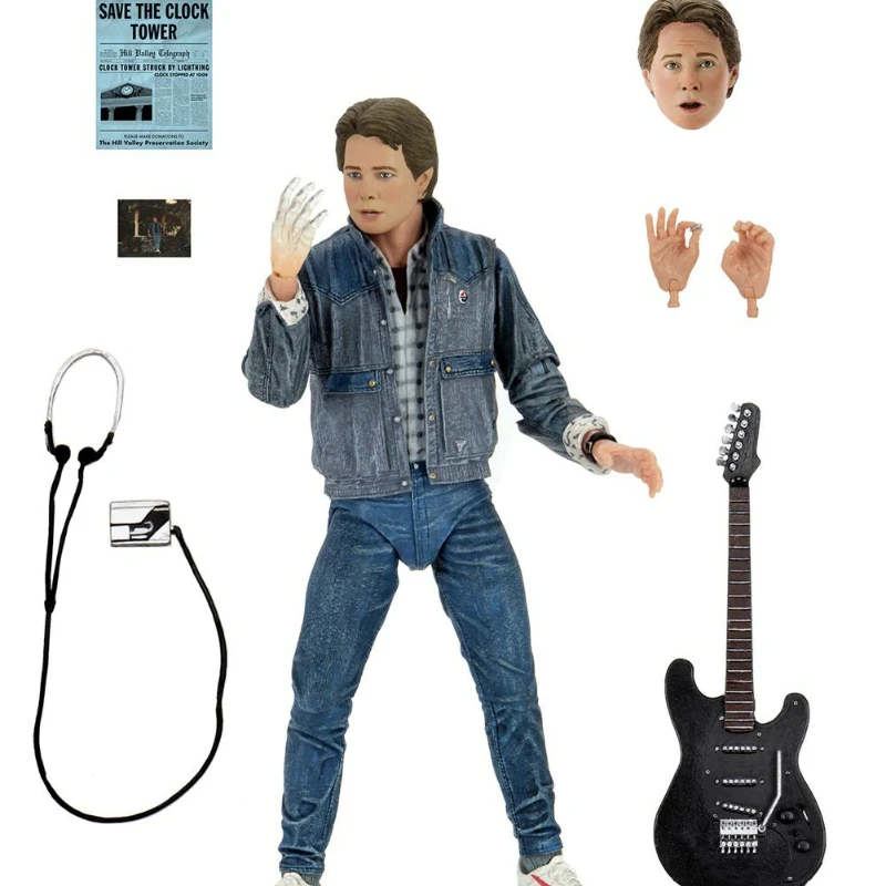 

NECA Back To The Future 2 Overseas Limited Guitar Edition Martin Tuner Action Figure Model Figure Toy Movie Multiverse