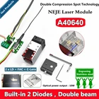 NEJE A40640 мощный 450 нм набор лазерного модуля TTL лазерный модуль для ЧПУ лазерный гравер из нержавеющей стали гравировальный инструмент для резки дерева