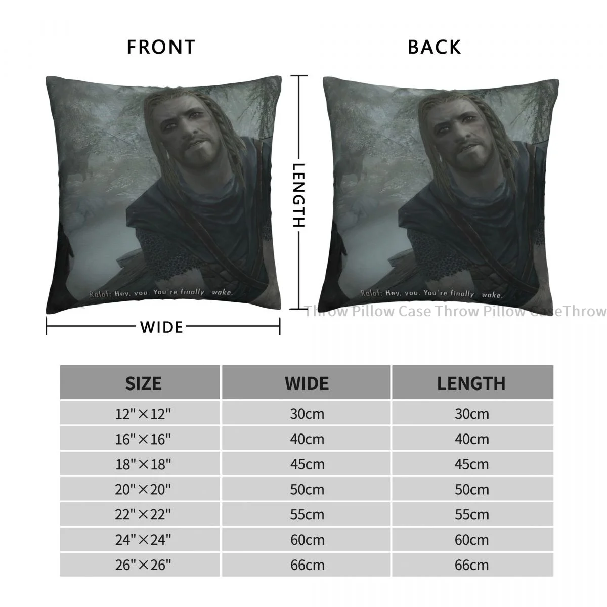 Эй ты наконец-то бодрствовалась Skyrim мемы игра в свитки для пожилых людей подушка