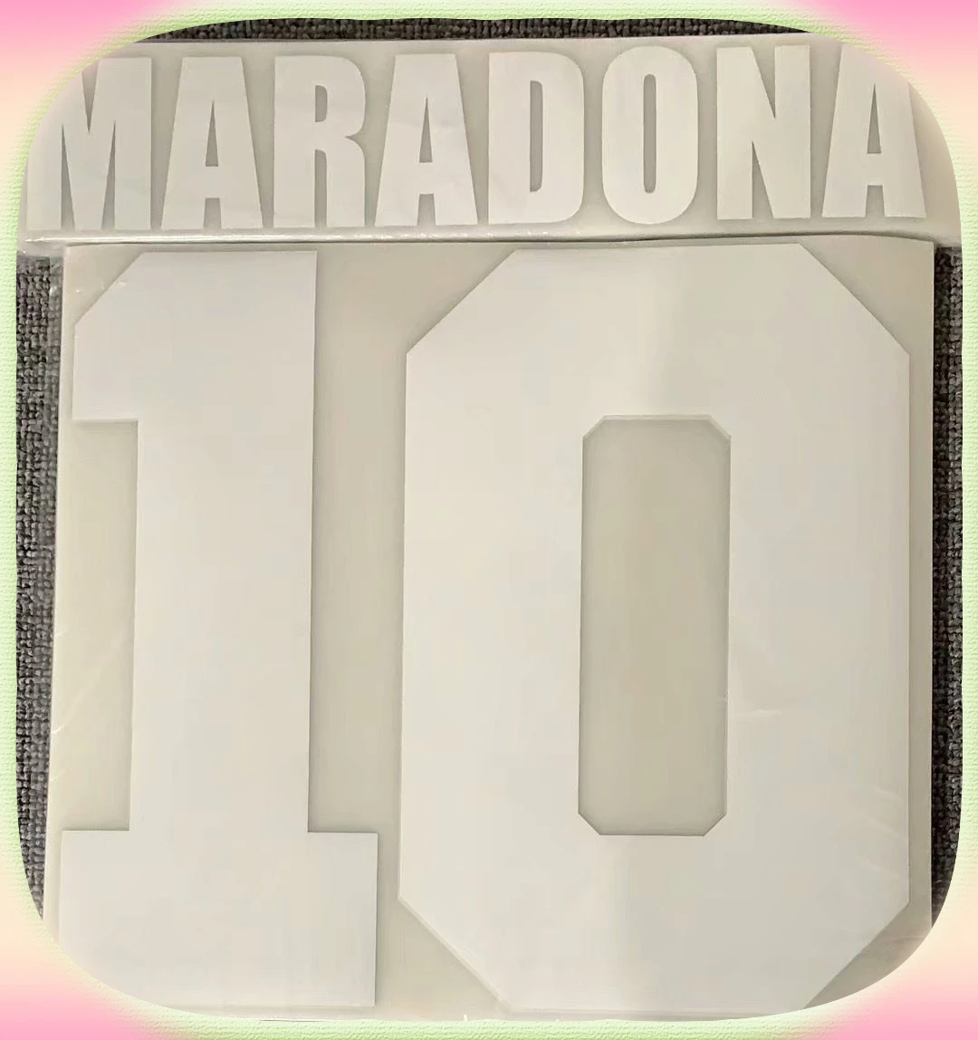 

#10 Maradona Nameset, печатный металлический значок