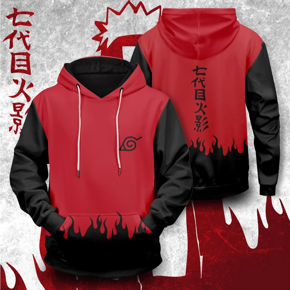 

Hot Hoodies Fashion Japanese Anime Streetwear Naruto Itachi Pullover Sweatshirt Men Casual Autumn Winter Hip Hop Pullover Hoodie