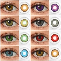 Color Contact Lenses for Eyes Pair Cosplay colorful contact lenses Anime Lenses Blue Red Brown eye contacts with color