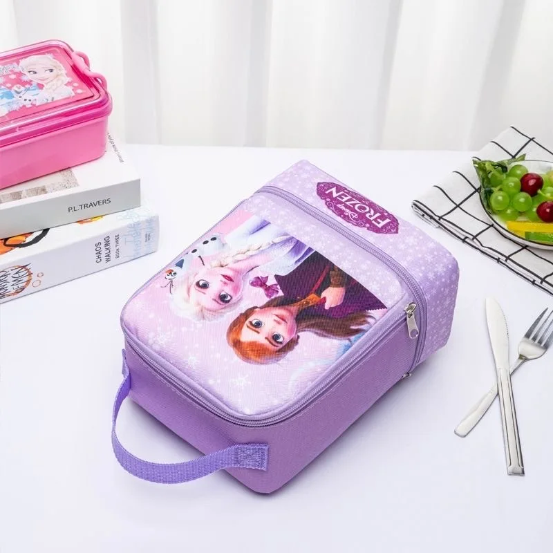 Frozen  Cute Lunch Box Bag Barbecue Handbag Outdoor Bag