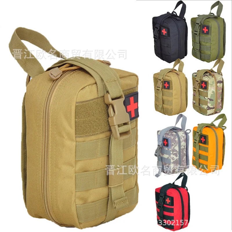 

First Aid Bag Camping Tactical Medical Pouch EMT Emergency Survival Kit Hunting Outdoor Box Large Size 600D Nylon Bag Package
