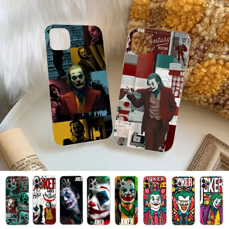 

Movie J-JokerS C-ClownS Phone Case For iPhone 14 11 12 13 Mini Pro XS Max Cover 6 7 8 Plus X XR SE 2020 Funda Shell