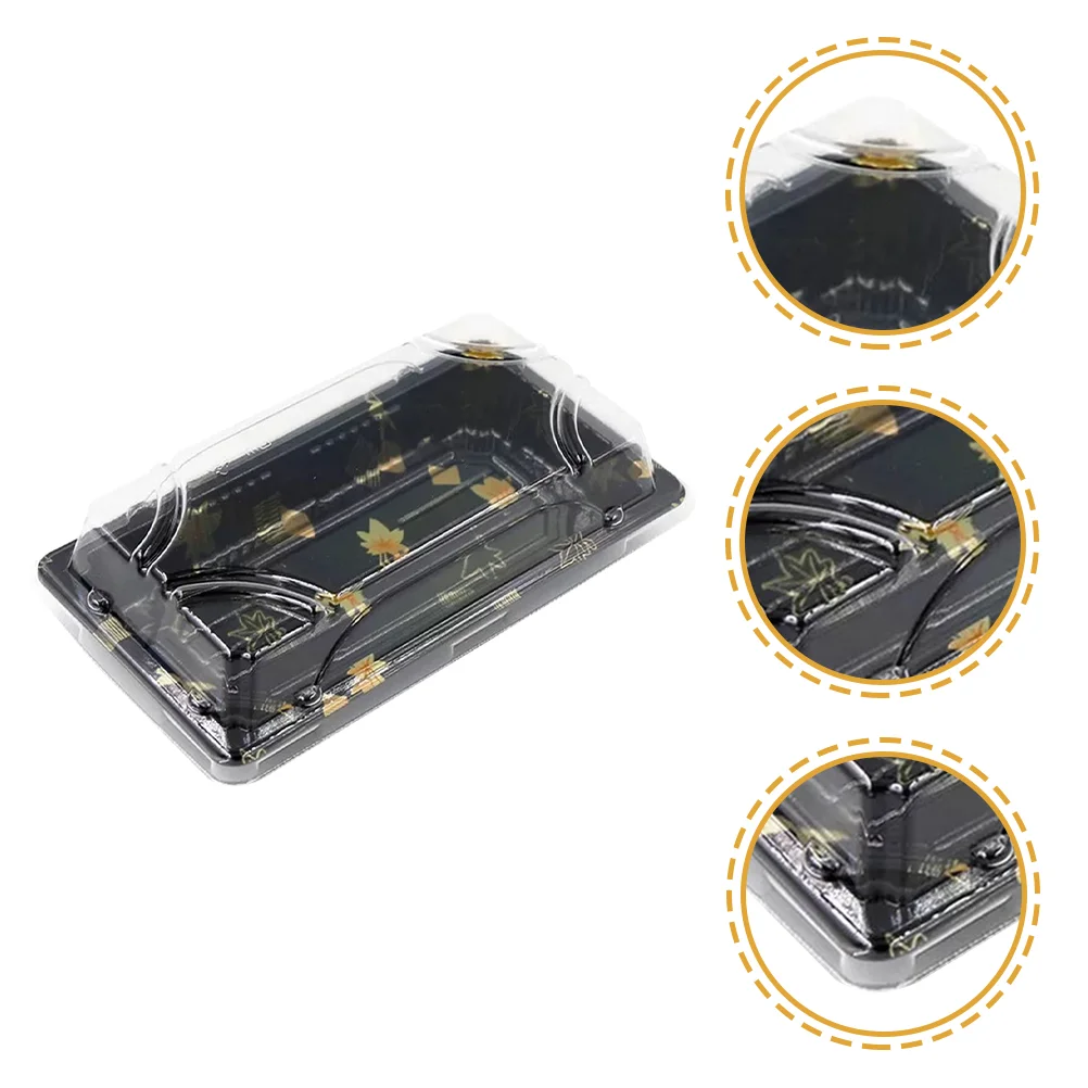 

Box Sushi Container Out Boxes Take Disposable Cake Tray Roll Paper Storagesandwich Packagingcupcakes Takeout Bakery Holder