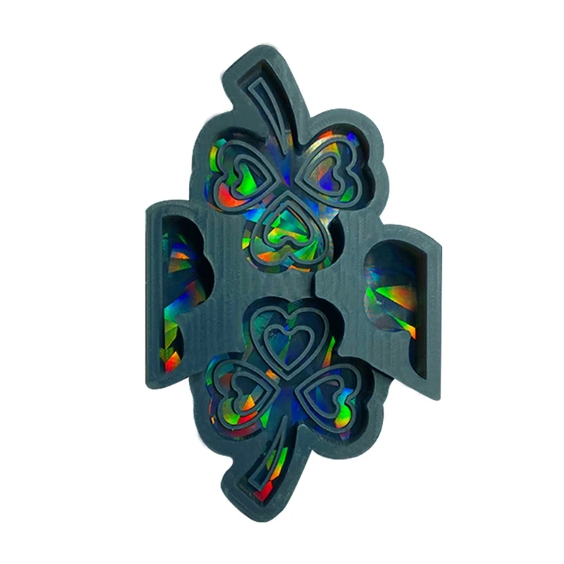 

Светильник и тени, соломенная форма для декора, Diy, три лепестка, цветок, клевер, солома, декоративная силиконовая форма для рукоделия