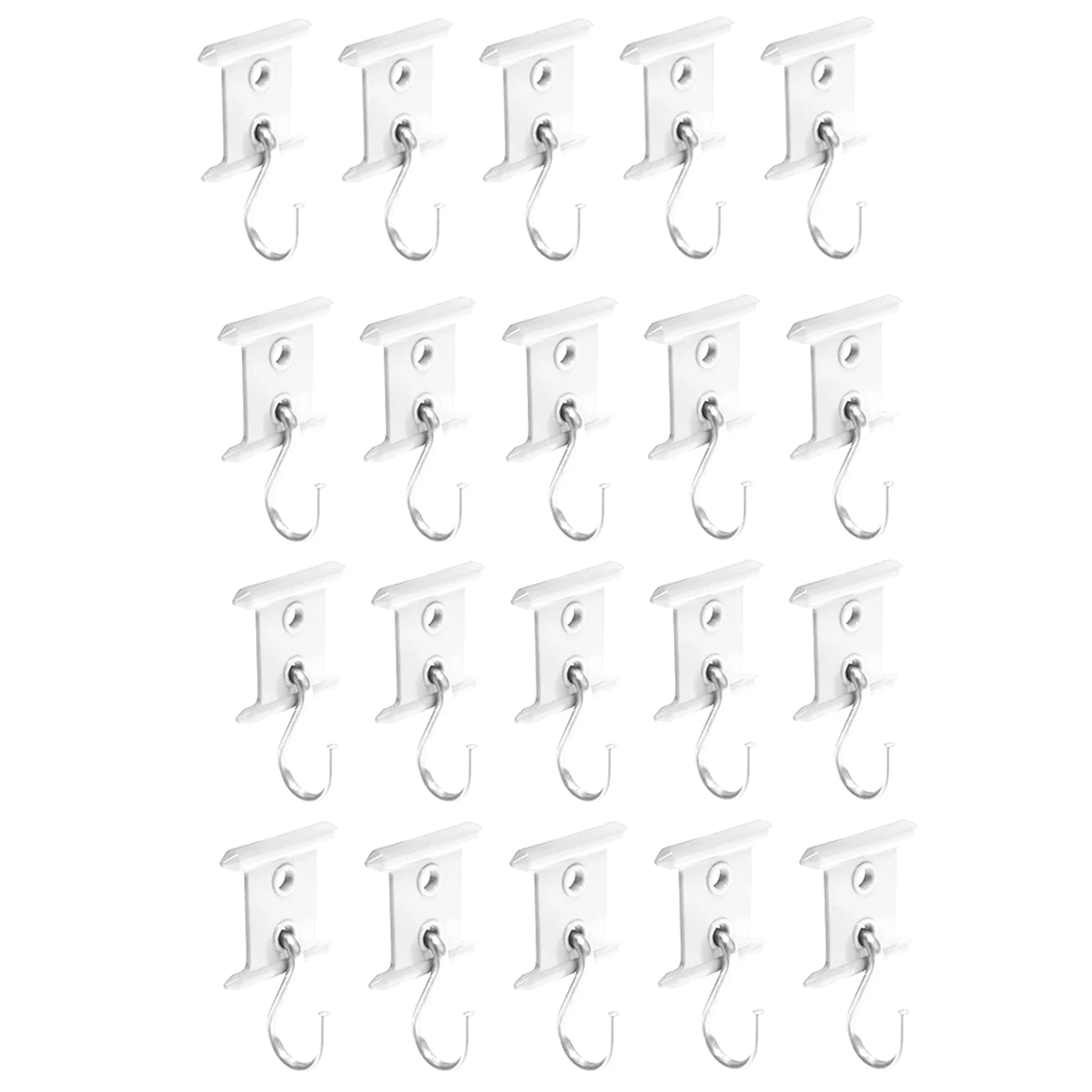 

20PC Camping Awning Hook RV Awning Hangers Hooks RV Party Light Hangers for Christmas Party Caravan Travel Trailer White
