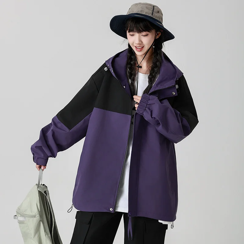 Куртка женская в стиле хип-хоп осень 2024