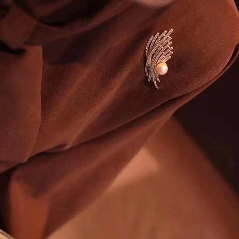 【Аксессуары DIY】Новая элегантная женская брошь с цирконом аксессуары для