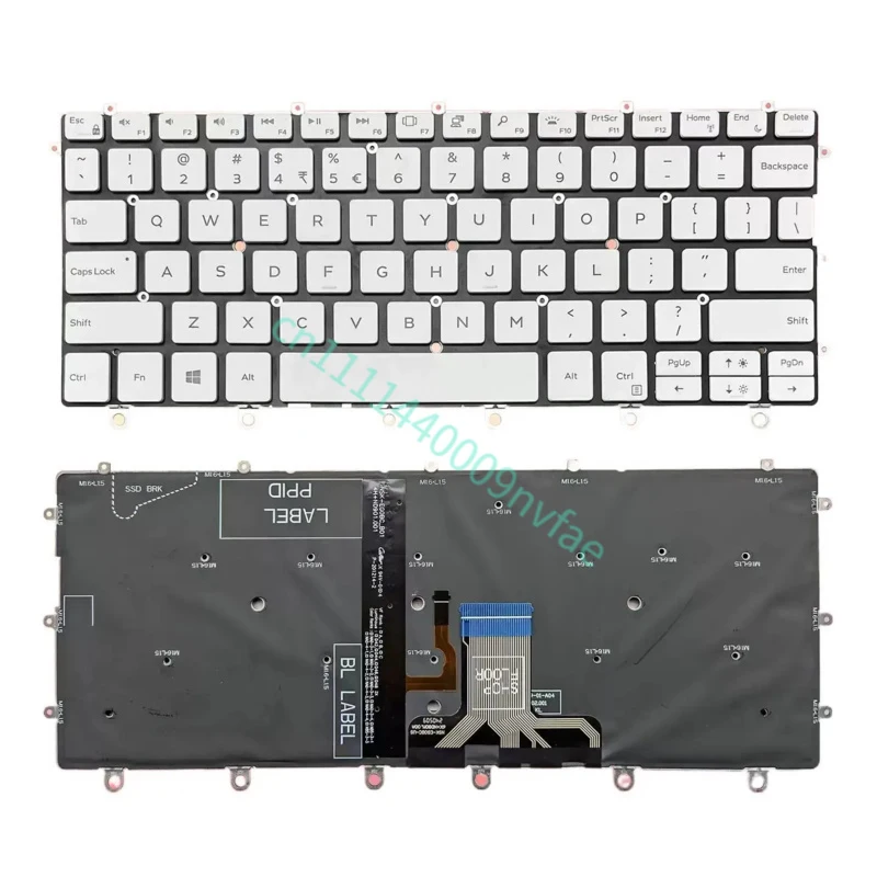 Фото Клавиатура для ноутбука DELL XPS 13 9365 P71G 0WPCF9 PK131QS1A00 с подсветкой 0.3 (США) №4